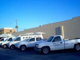 Eric&lsquo;s fleet of trucks